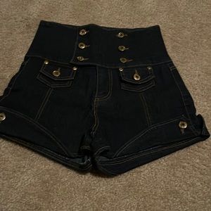 High waisted shorts worn once